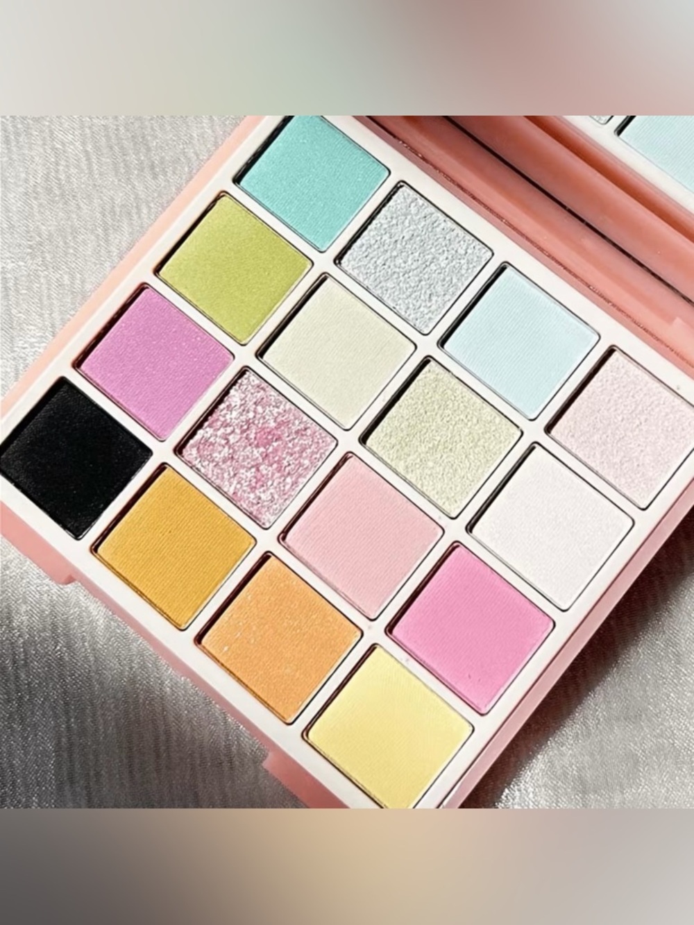 Target Pastel & Bright Eyeshadow Palette – Pink, Yellow, Mint, Blue, Black